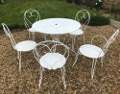 old french garden table and chairs